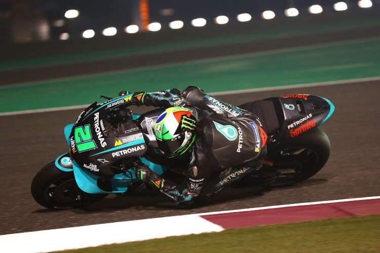 Franco Morbidelli im Flutlicht von Losail