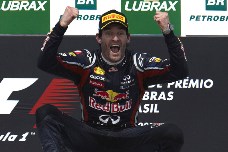 2011 holte Mark Webber seinen zweiten Brasilien-Sieg