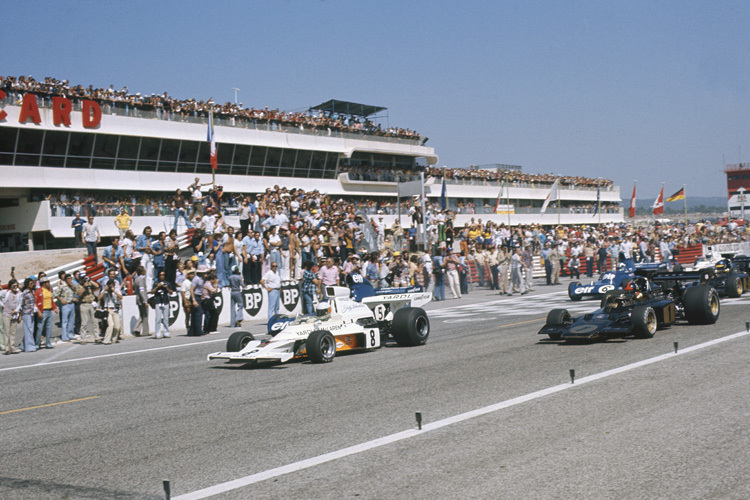 Die Formel 1 war 1971 bis 1990 14 Mal in Le Castellet unterwegs