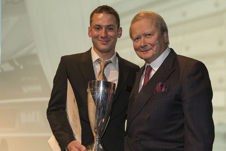 Nick Tandy mit Wolfgang Porsche