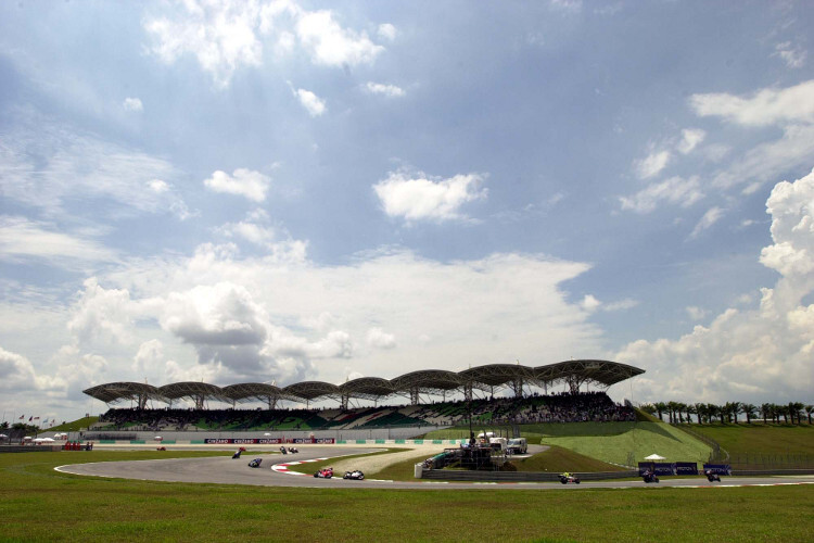 Der 5,543 Kilometer lange Sepang International Circuit