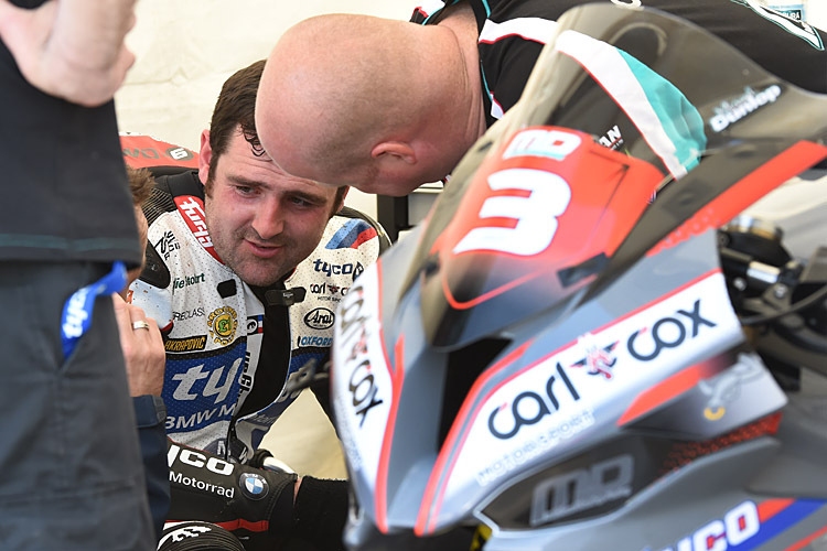 Michael Dunlop: Die rechte Hand wird noch geschützt