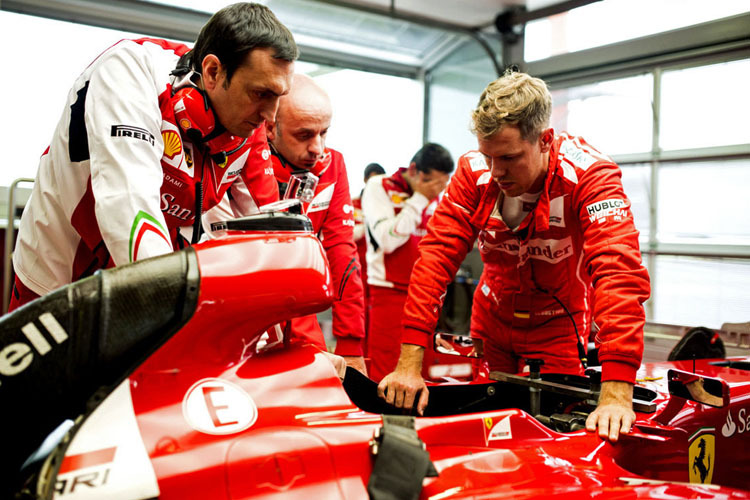 Formel-1-Experten sind sich sicher: Champion Sebastian Vettel wird sich auch bei Ferrari in Geduld üben müssen