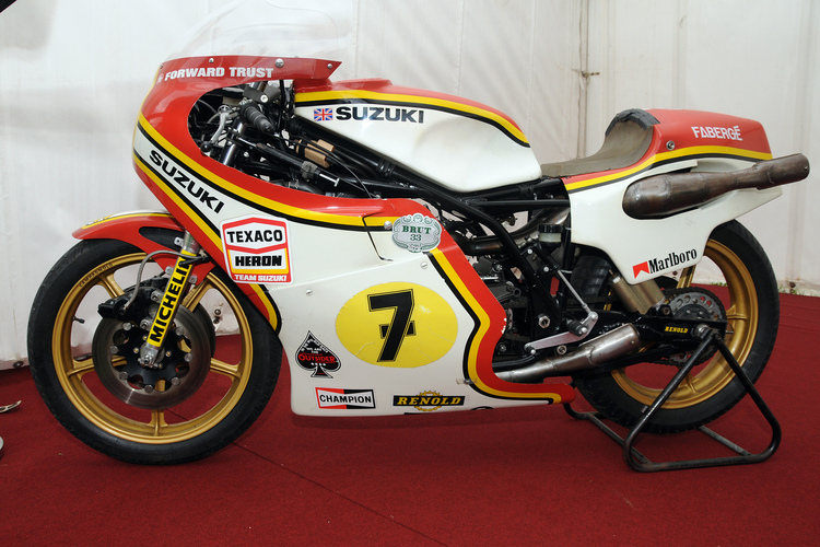 Die Orginal-Sheene-WM-Suzuki von 1977