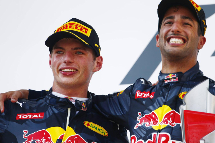 Max Verstappen und Daniel Ricciardo