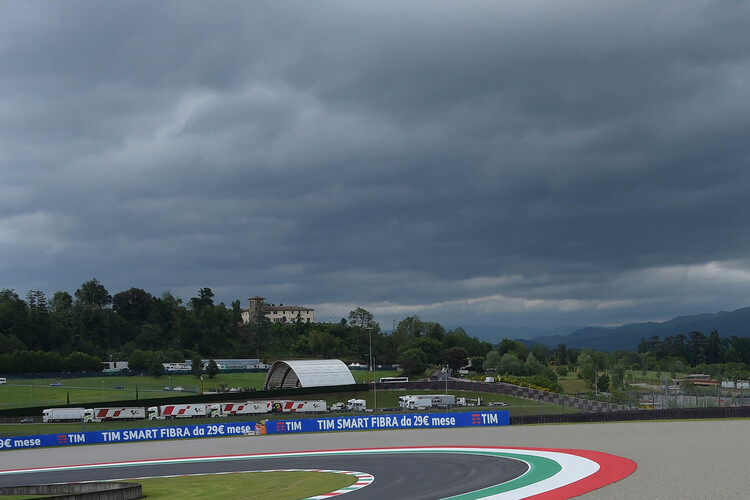 Am Montag machte das Wetter in Mugello den Moto2- und Moto3-Piloten einen Strich durch die Rechnung