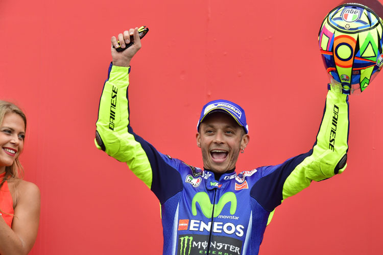 Rossi entzückte die Fans mit seinem 10. Sieg in Assen