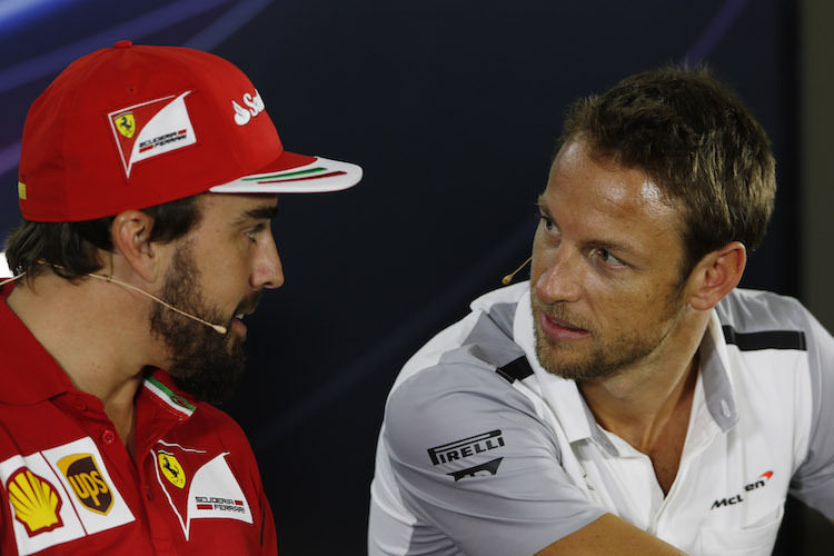 Fernando Alonso und Jenson Button