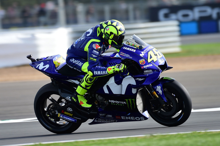 Valentino Rossi in Silverstone