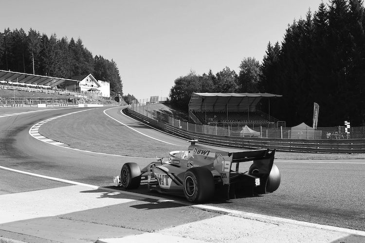 Anthoine Hubert im Training zum Formel-2-Rennen von Spa-Francorchamps