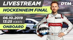 DTM 2019 Hockenheim - Rennen 2 René Rast Onboard Re-Live