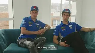 MotoGP 2022 Suzuki - Saisonstart Interview mit Álex Rins und Joan Mir