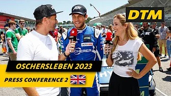 DTM 2023 Oschersleben - Pressekonferenz nach Rennen 2
