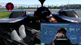 F1 2023 Barcelona - Virtuelle Runde mit Max Verstappen