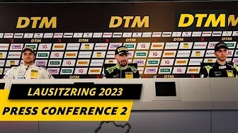 DTM 2023 Lausitzring - Livestream Pressekonferenz Sonntag