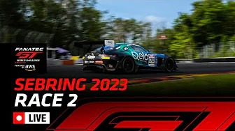 GT World Challenge 2023 Sebring - Livestream Rennen 2