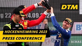 DTM 2023 Hockenheimring - Pressekonferenz Rennen 1