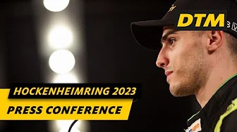 DTM 2023 Hockenheimring - Pressekonferenz Rennen 2