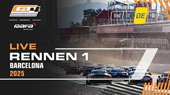 GT4 European Series 2025 Barcelona - Livestream Rennen 1
