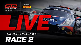 GT2 European Series 2025 Barcelona - Livestream Rennen 2