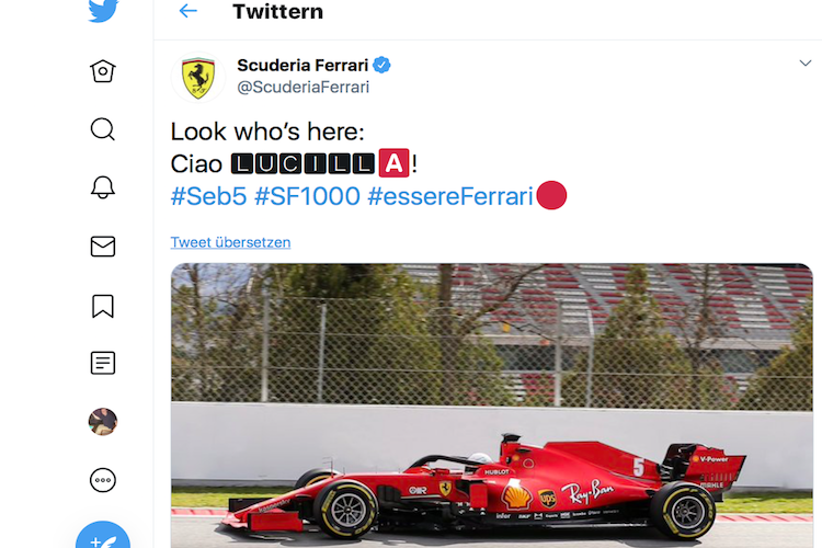Ferrari enthüllt: Die Neue von Sebastian heisst Lucilla