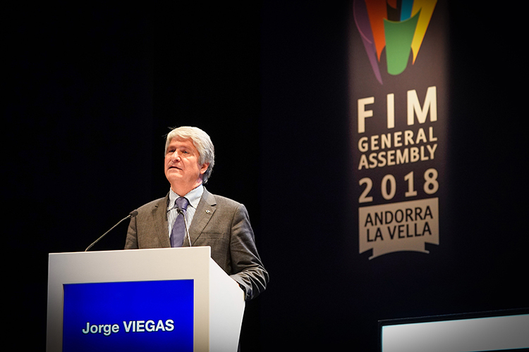 2018 FIM Awards: Die erste Rede von Präsident Jorge Viegas