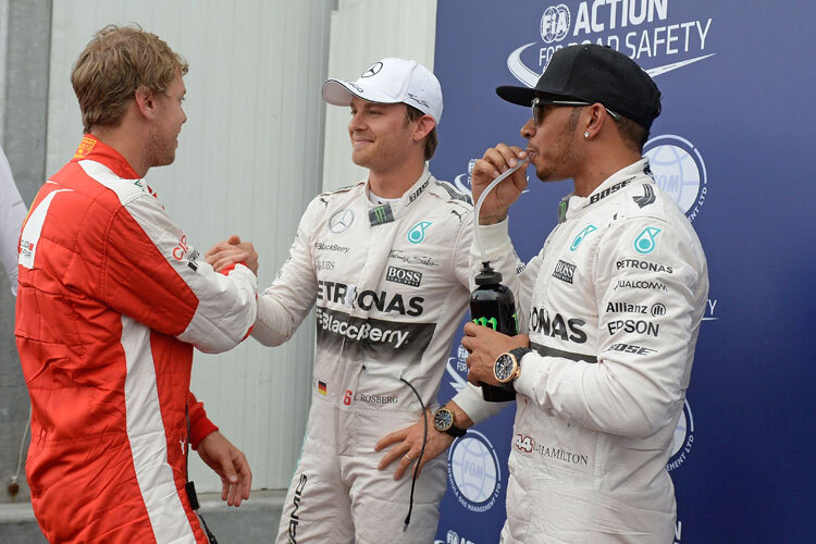 Vettel, Rosberg, Hamilton - drei Fahrer, drei Meinungen