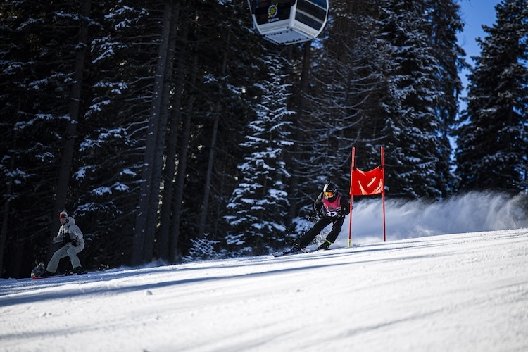 Marc Marquez beim Skirennen