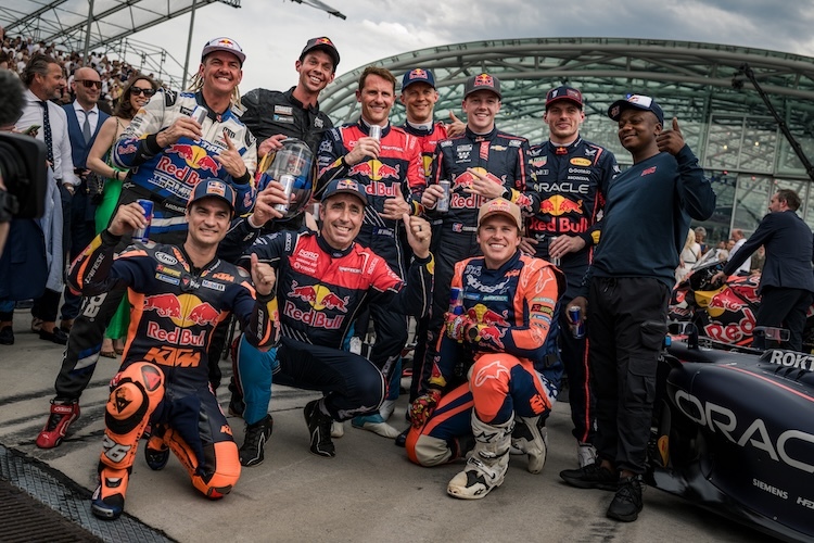 Aaron Colton, Connor Zilisch, Dani Pedrosa, Daniel Sanders, Mattias Ekstrom, Max Verstappen, Mike Whiddett, Nani Roma & Samkeliso Thubane