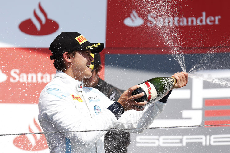 Achter Sieger im achten Rennen: Melville McKee feierte seinen ersten GP3-Triumph