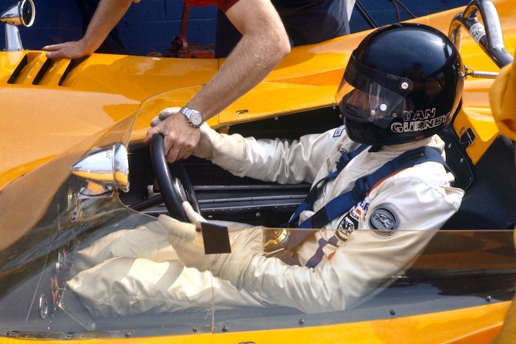 Als Ersatz für Bruce McLaren 1970 im CanAm-Auto 