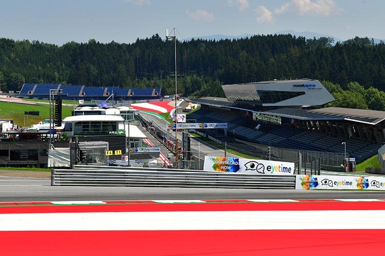 Der Red Bull Ring ist für den GP von Österreich gerüstet