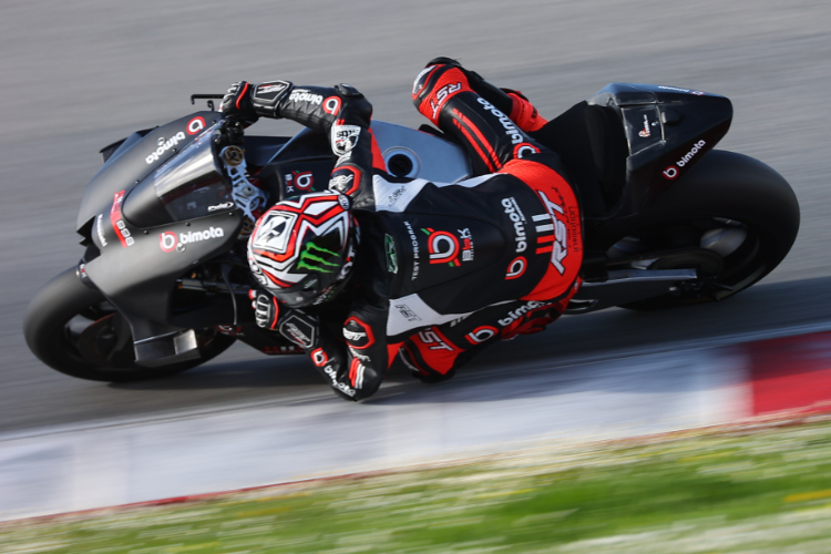 Alex Lowes auf der neuen Bimota