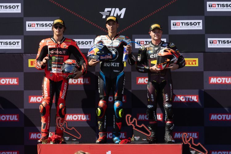 1. Rennen - Nicolò Bulega, Toprak Razgatlioglu & Sam Lowes