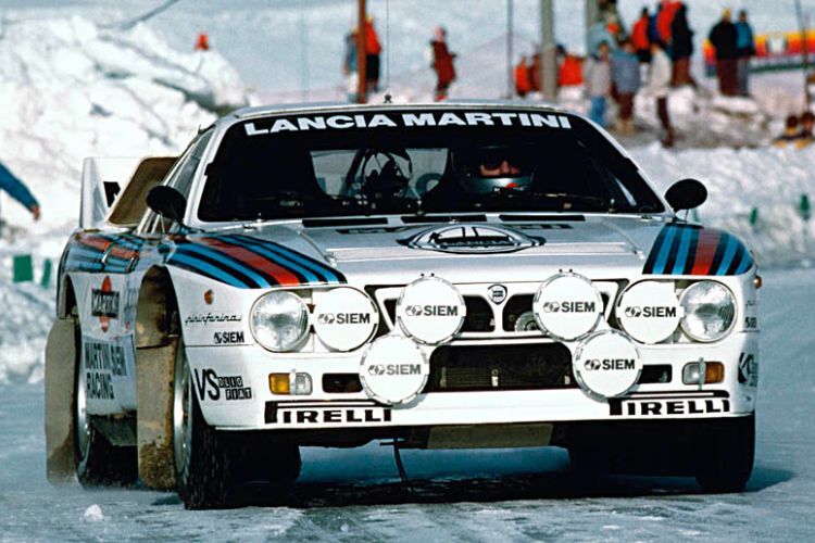Mit dem Gruppe-B-Lancia 037 von Lombardi bereiteten Markku Alen und Walter Röhrl der Audi-Quattro-Fraktion gehöriges Kopfzerbrechen