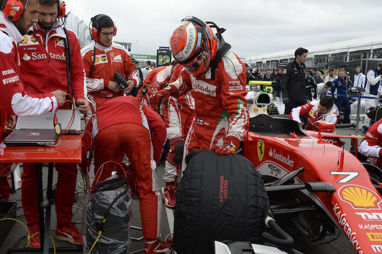 Kimi Räikkönen vertraut auf viel ultraweiche Reifen