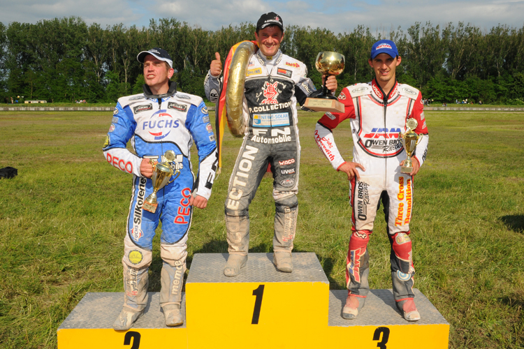 Siegerehrung Goldener Römer, 1. Riss, 2. Katt, 3. Appleton