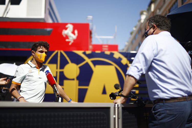 Lando Norris hat erwartet, dass Ferrari in Monaco stark sein würde