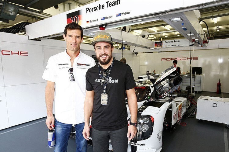 Mark Webber und Fernando Alonso 