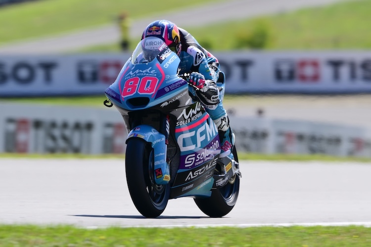 Alonso auf der Moto2-Kalex von CFMOTO Inde Aspar