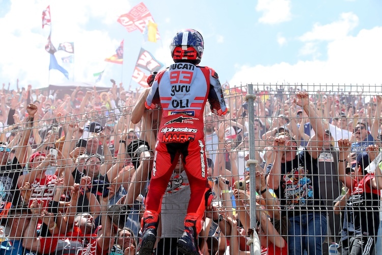 Was für ein Fest – fast 300.000 Fans bejubelten die MotoGP-Stars in Jerez