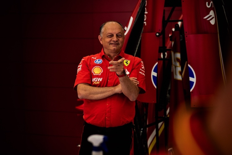 Ferrari-Teamchef Fred Vasseur blickt zuversichtlich auf den Belgien-GP