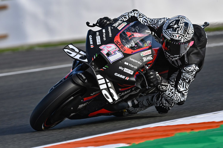 Aleix Espargaró beim Valencia-Test