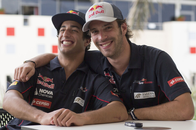 Zwei, die sich gut verstehen: Daniel Ricciardo und Jean-Eric Vergne