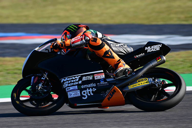 Andrea Migno ohne Sponsor in Misano