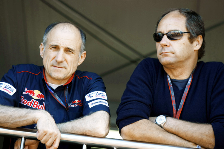 Berger mit Toro Rosso-Chef Franz Tost