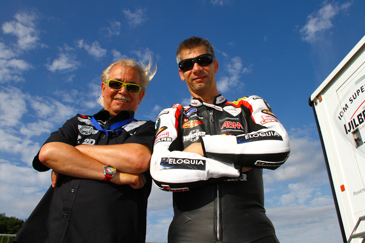 Teamchef Benny Wilbers und Jörg Teuchert - IDM Superbike
