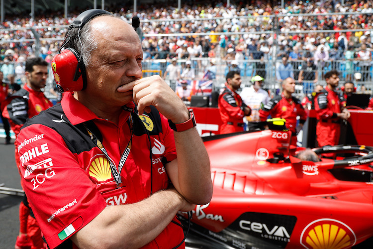 Ferrari-Teamchef Frédéric Vasseur weiss: «Der letzte Teil der Saison wird ziemlich knifflig»