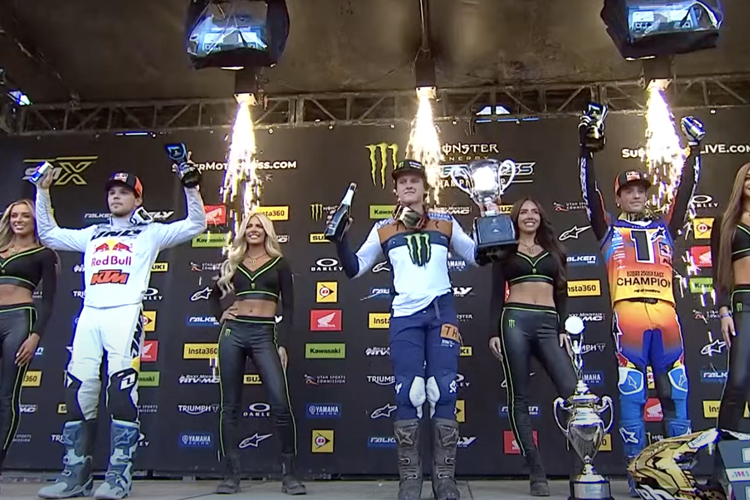 Haiden Deegan gewann das Saisonfinale vor Julien Beaumer und Tom Vialle
