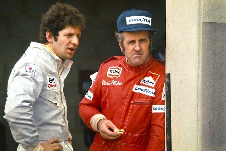 Jody Scheckter und Denny Hulme